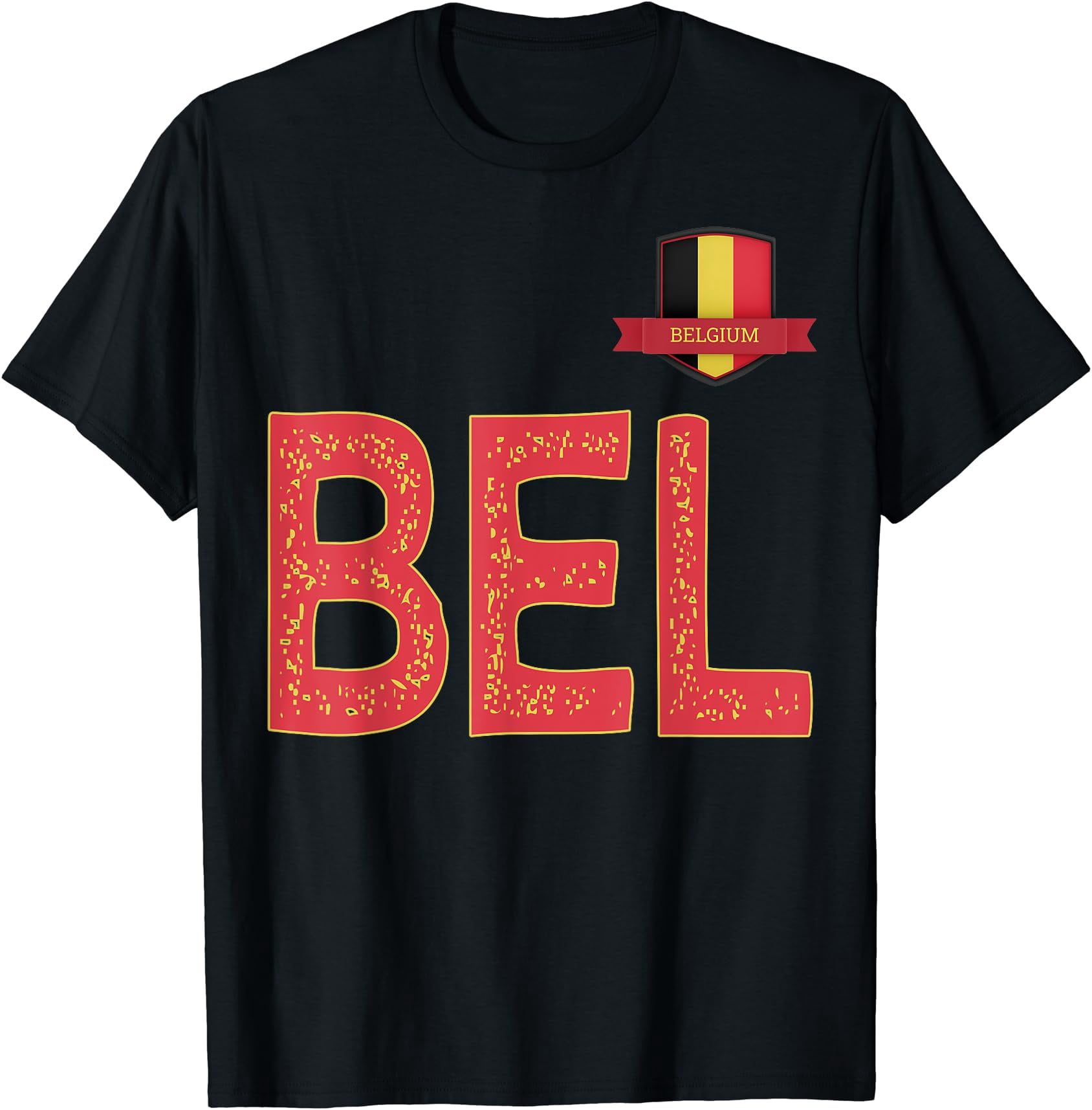Belgium Human Flag Letter B And E Belgium T-Shirt - Walmart.com