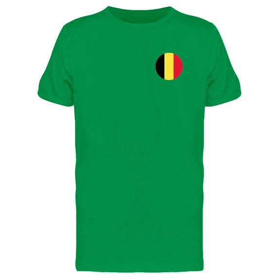 Belgium Round Flag Tee Men's -Image by Shutterstock