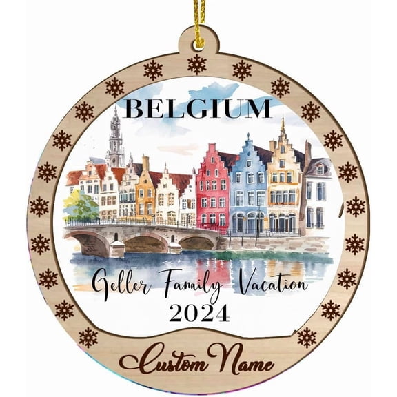 Belgium Vacation Suncatcher, Belgium Suncatcher, Christmas Stained Glass, Vacation Suncatcher, Personalized Gift, Belgium Souvenir, Belgium Gift ETjdTT (Belgium)