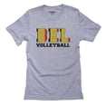 thumbnail image 1 of Belgium Volleyball - Olympic Games - Rio - Flag Men's Grey T-Shirt, 1 of 2