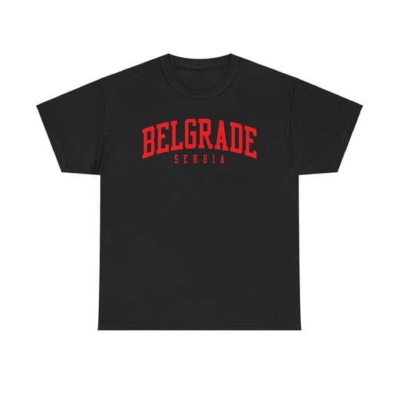 Belgrade Serbia Shirt Gifts Tshirt Tee Crew Neck