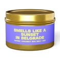 thumbnail image 1 of Belgrade Serbia Tin Candle Gifts Funny Home Office Decor, 1 of 6