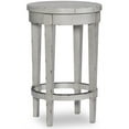 thumbnail image 1 of Belhaven Wooden Bar Stool in Weathered Plank Finish Wood, 1 of 7