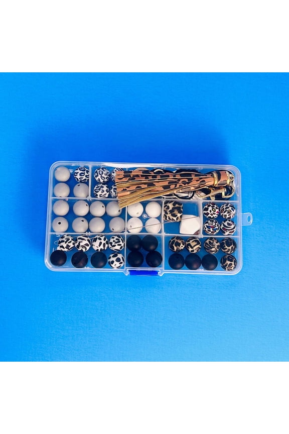 Belicious DIY Silicone Beads Keychain Bracelet Making Kit