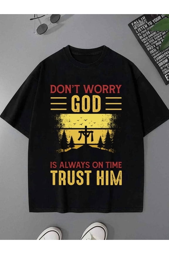 Belief in God men lovers 180G 100% Cotton black y2k taylor Fashion Unisex Shirt Graphic Tee tshirts Classic Unisex Shirt Printed tshirts Funny Unisex Shirt Graphic tshirts