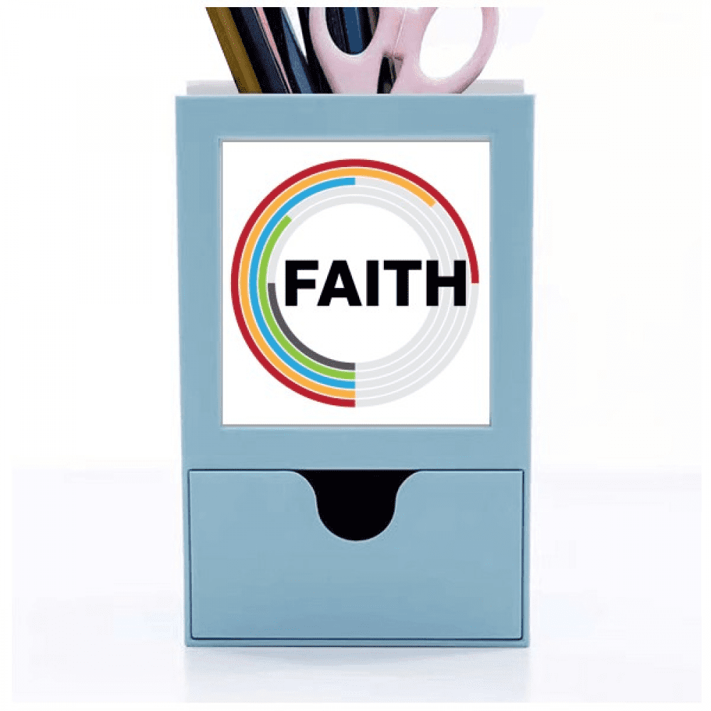 Belief Index Proportion Data Desk Supplies Organizer Pen Holder Card