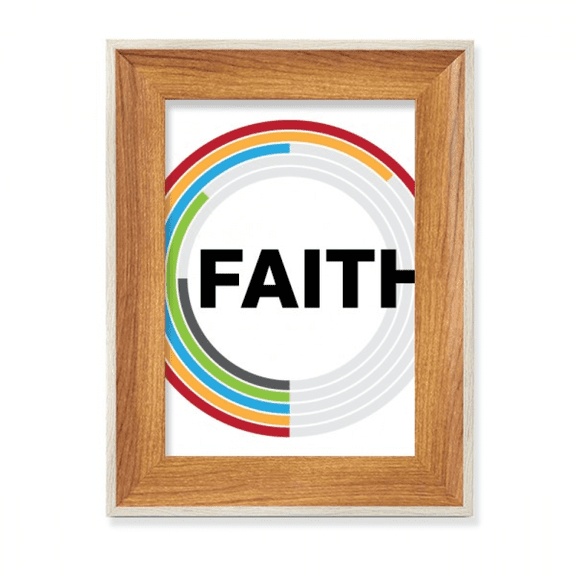 Belief Index Proportion Data Desktop Wooden Photo Frame Display Picture Art Painting Multiple Sets
