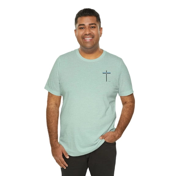Believe  Be Saved 2.0 (Back Design) Men’s Unisex Jersey Short Sleeve Tee