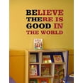 thumbnail image 1 of Believe Be the Good Vinyl Wall Decals Wall Words Stickers, 23x15-Inch, Black/Red, 1 of 5