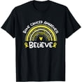 thumbnail image 1 of Believe | Bone Cancer Awareness Month Shirt | Bone Cancer T-Shirt, 1 of 4