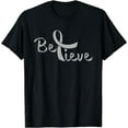 thumbnail image 1 of Believe - Brain Cancer Shirt Brain Cancer Support Gift T-Shirt, 1 of 3