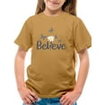 thumbnail image 1 of Believe Butterflies T-Shirt Juniors -Image by Shutterstock,  x-Small, 1 of 4