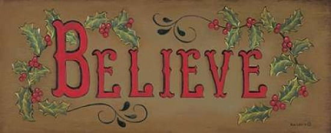 Believe Canvas Art - Kim Lewis (10 x 20)