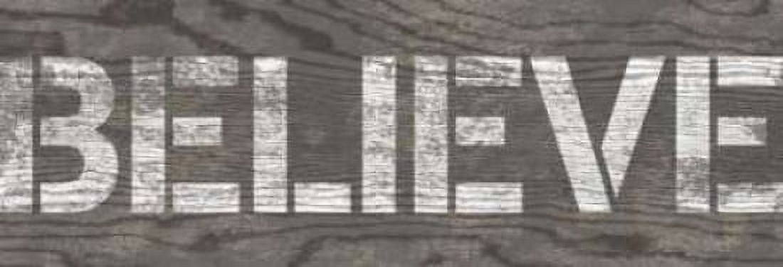 Believe Canvas Art - N Harbick (12 x 36)