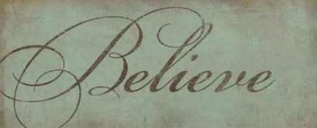 Believe Canvas Art - Stephanie Marrott (10 x 20)