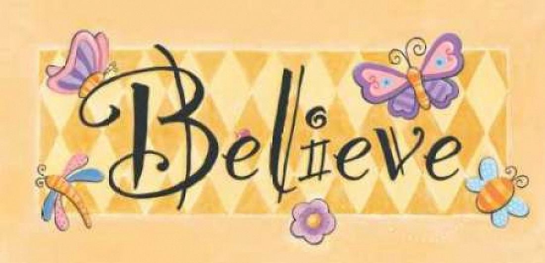 Believe Canvas Art - Stephanie Marrott (24 x 48)