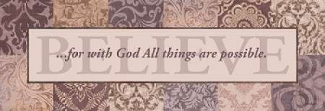 Believe Canvas Art - Todd Williams (24 x 48)