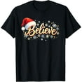 thumbnail image 1 of Believe Christmas Shirt Believe Santa T-Shirt, 1 of 6