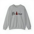 thumbnail image 1 of Believe Christmas Tree Design Unisex Heavy Blend™ Crewneck Sweatshirt, 1 of 5