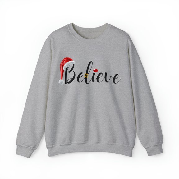 Believe - Christmas design Unisex Heavy Blend™ Crewneck Sweatshirt