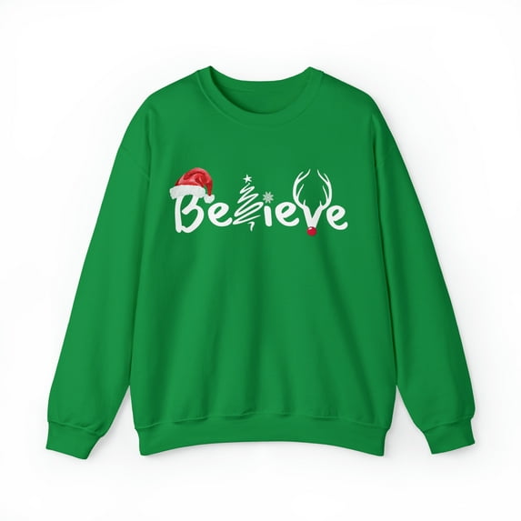 Believe - Christmas design Unisex Heavy Blend™ Crewneck Sweatshirt