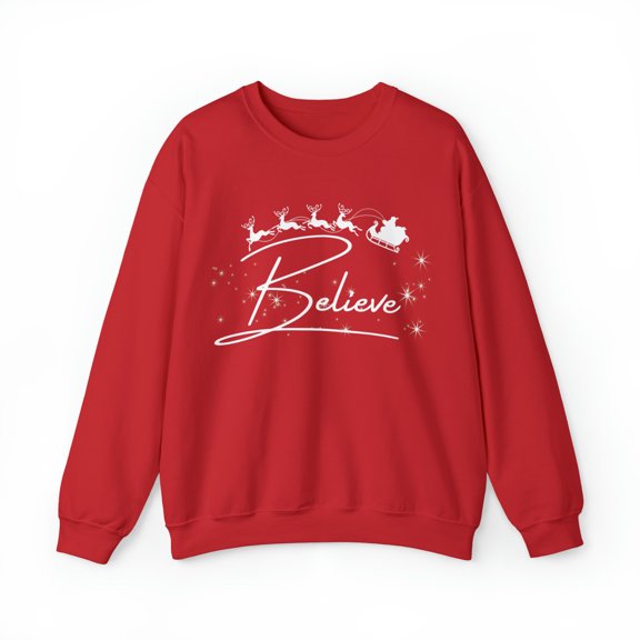Believe - Christmas design Unisex Heavy Blend™ Crewneck Sweatshirt