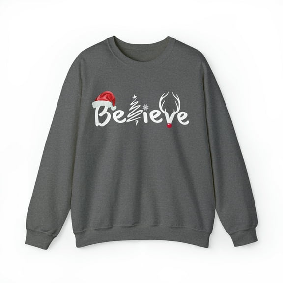 Believe - Christmas design Unisex Heavy Blend™ Crewneck Sweatshirt