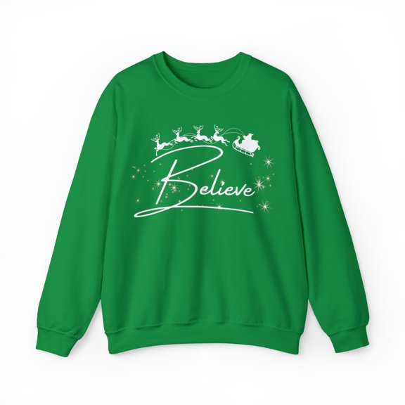 Believe - Christmas design Unisex Heavy Blend™ Crewneck Sweatshirt