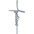 thumbnail image 1 of Believe Cross - Metal Wall Decor, 1 of 6