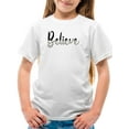 thumbnail image 1 of Believe Daisies T-Shirt Juniors -Image by Shutterstock,  x-Small, 1 of 4