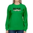 thumbnail image 1 of Believe Daisy Flower Banner Sweatshirt Women -Image by Shutterstock, Female 4X-Large, 1 of 4