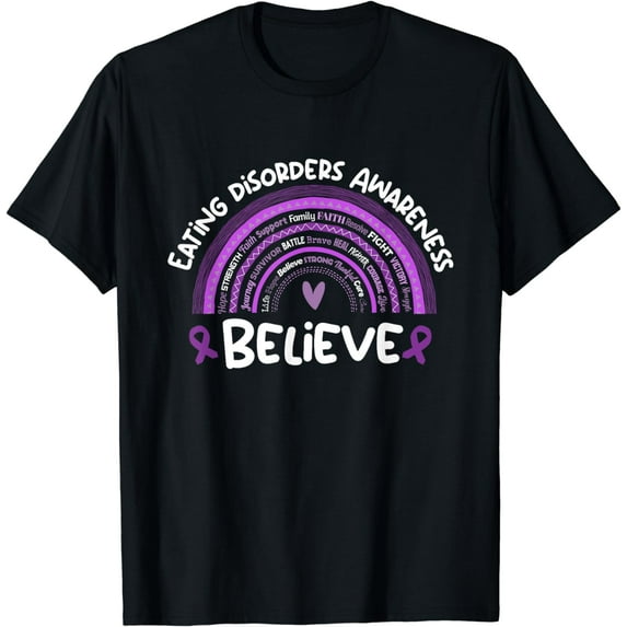 Believe Eating disorders Awareness Month | Eating Disorder T-Shirt