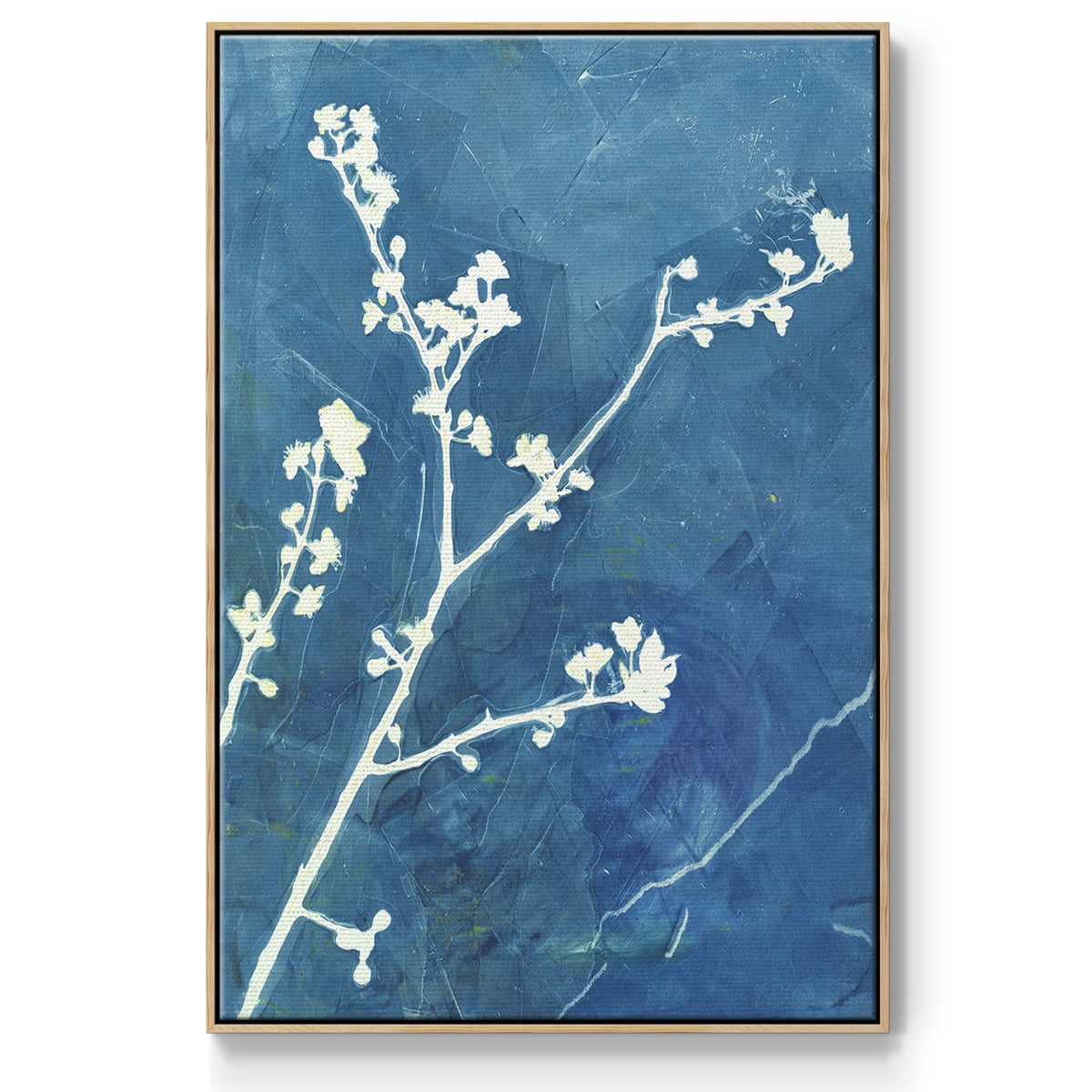 Believe Framed Premium Gallery Wrapped Canvas - Ready to Hang - 25 x 37 - Natural Wood Floating Frame