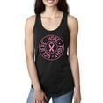 thumbnail image 1 of Believe Hope Awareness Ladies Racerback Tank Top, Black, Small, 1 of 3
