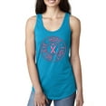 thumbnail image 1 of Believe Hope Awareness Ladies Racerback Tank Top, Turquoise, Small, 1 of 3