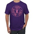 thumbnail image 1 of Believe Hope Awareness Men's Graphic T-Shirt, Purple, Small, 1 of 3