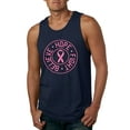 thumbnail image 1 of Believe Hope Awareness Mens Graphic Tank Top, Navy, 3XL, 1 of 3
