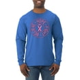 thumbnail image 1 of Believe Hope Awareness Mens Long Sleeve Shirt, Royal, Medium, 1 of 3
