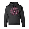 thumbnail image 1 of Believe Hope Awareness Unisex Graphic Hoodie Sweatshirt, Heather Black, Large, 1 of 3