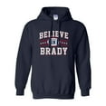 thumbnail image 1 of Believe In Brady Ball Football Sports DT Novelty Sweatshirt Hoodie, 1 of 2