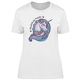 thumbnail image 1 of Believe In Magic / Unicorn T-Shirt Women -Image by Shutterstock, Female Small, 1 of 2