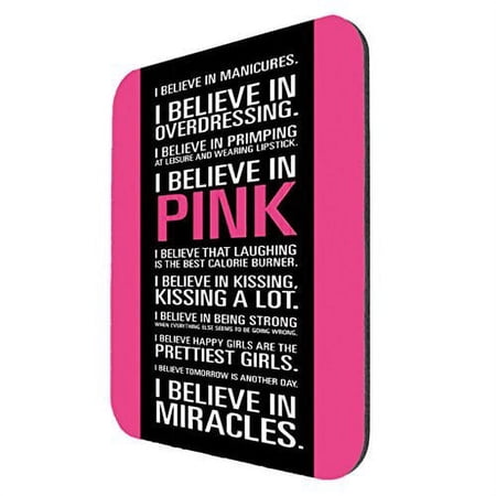Believe In Pink Mouse pads Gaming Mouse Pad 9.84x7.87 inches