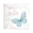thumbnail image 1 of Believe In Yourself Butterfly Phrase Animals & Insects Graphic Art Unframed Art Print Wall Art, 1 of 6