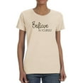 thumbnail image 1 of Believe In Yourself Leopard T-Shirt Women -Image by Shutterstock, Female 5X-Large, 1 of 4