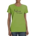 thumbnail image 1 of Believe In Yourself Leopard T-Shirt Women -Image by Shutterstock, Female 5X-Large, 1 of 4