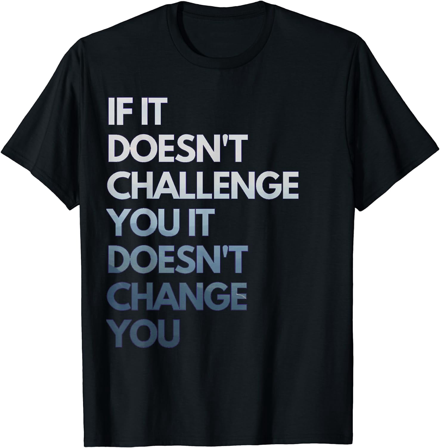 T-shirt Unisexe « Believe In Yourself » – Message Positif, Multiples Couleurs