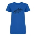 thumbnail image 1 of Believe In Yourself Whale Shaped T-Shirt Women -Image by Shutterstock, Female Medium, 1 of 2