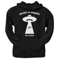 thumbnail image 1 of Believe In Yourself (and aliens) Black Adult Hoodie - X-Large, 1 of 1