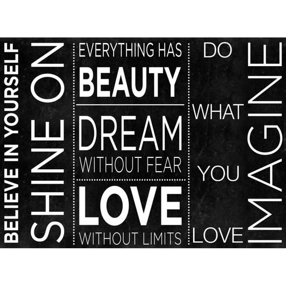 Believe Inspiration Poster Print by SD Graphics Studio
