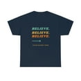 thumbnail image 1 of Believe Inspirational T-shirt Inspirational Tee Inspirational Gift Tee 5XL, 1 of 5